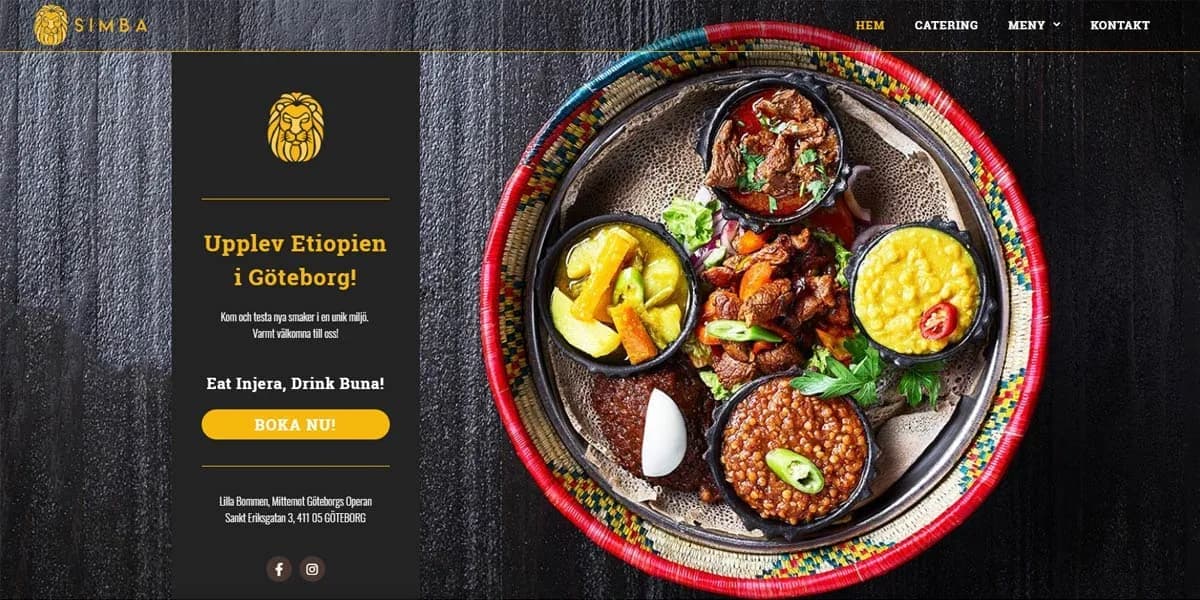 Restaurang Simba Göteborg