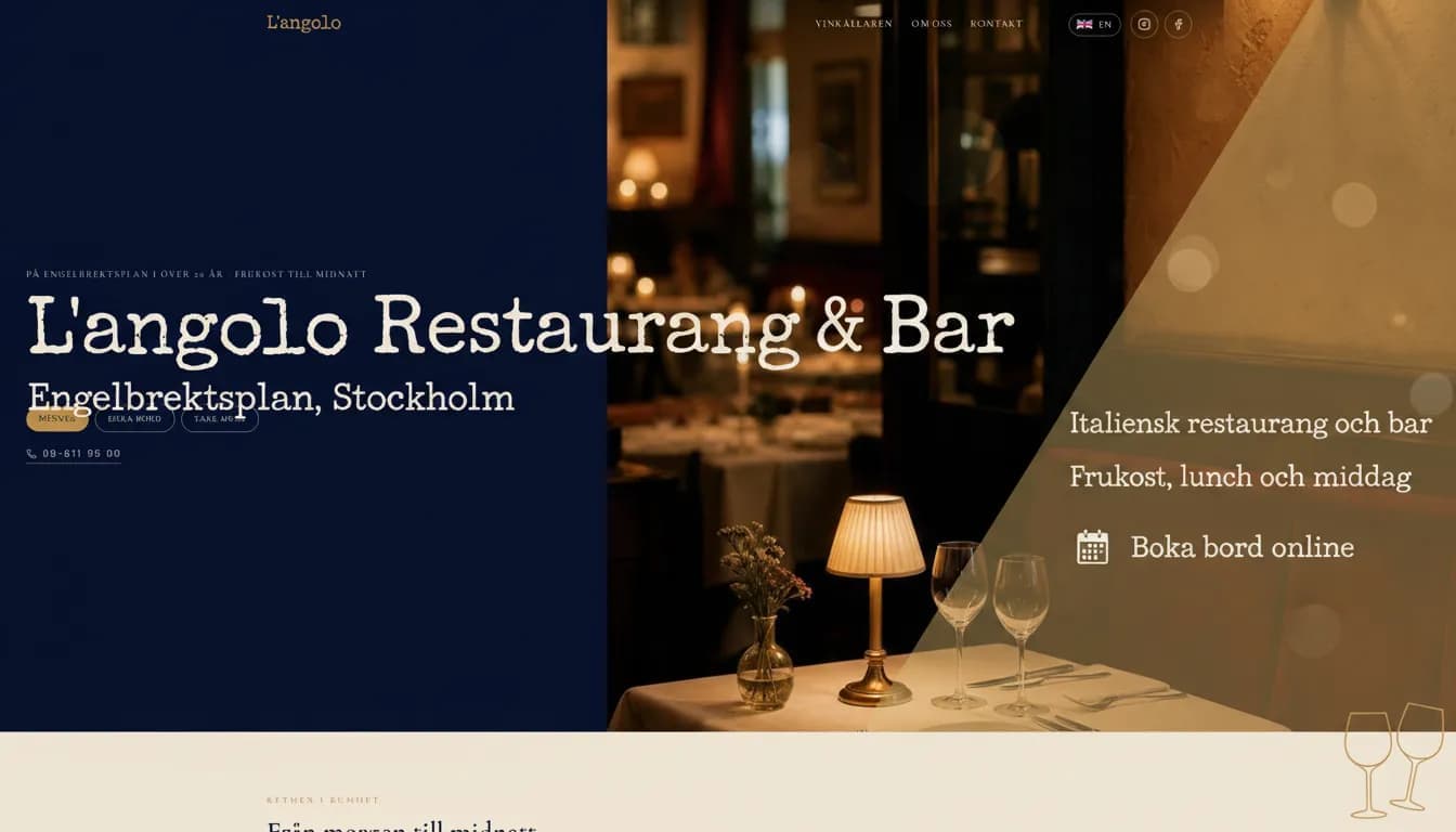 L'angolo Restaurang & Bar