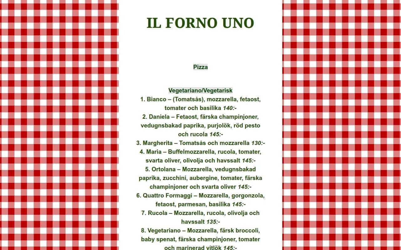 Il Forno Uno