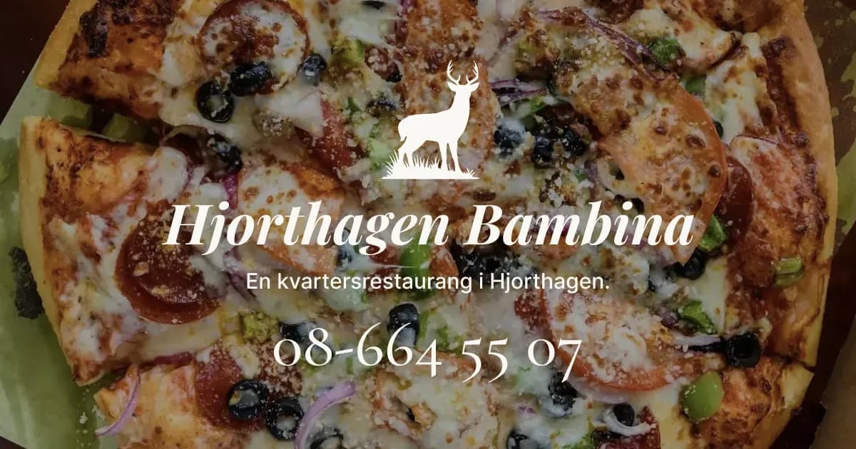 RESTAURANG BAMBINA ( HJORTEN)