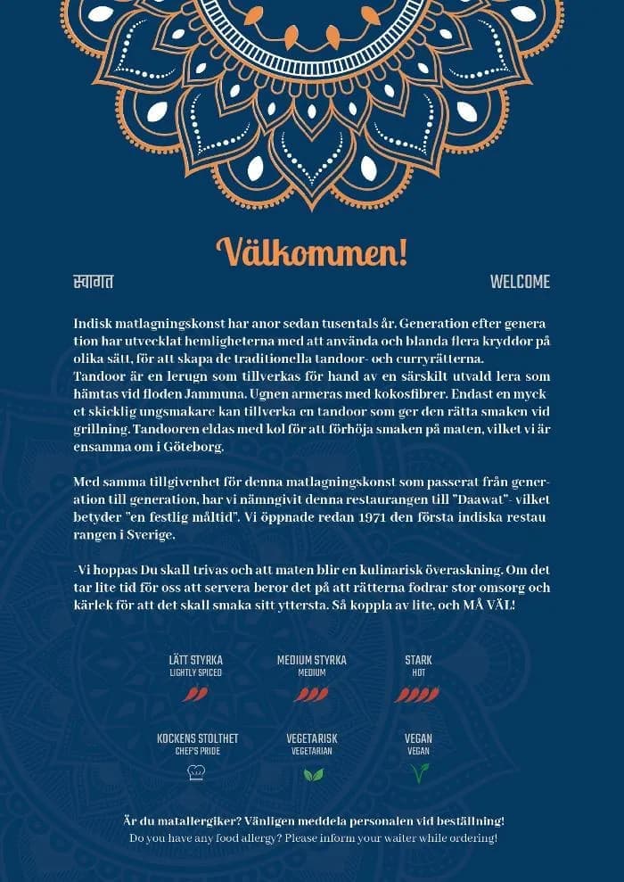 Daawat Masthugget - Indisk restaurang
